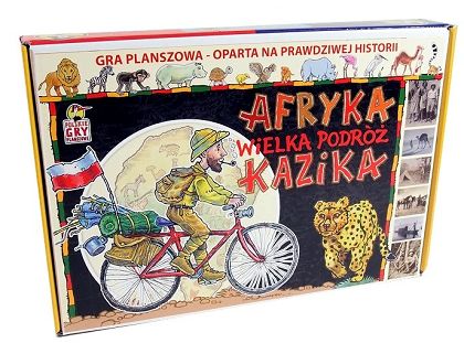 Afryka Wielka podróż Kazika - gra planszowa