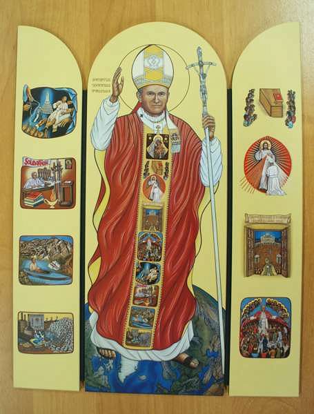  Ikona św. Jana Pawła II. Pielgrzyma Świata