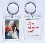 Brelok akrylowy - św. Jan Paweł II (wzór 3)