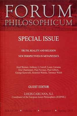 FORUM PHILOSOPHICUM T. 16/1/2011. SPECIAL ISSUE