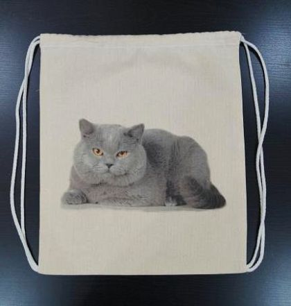 Plecak bawełniany ecru Kot