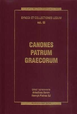 CANONES PATRUM GRAECORUM
