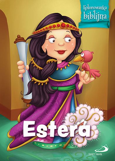 Estera - kolorowanka biblijna