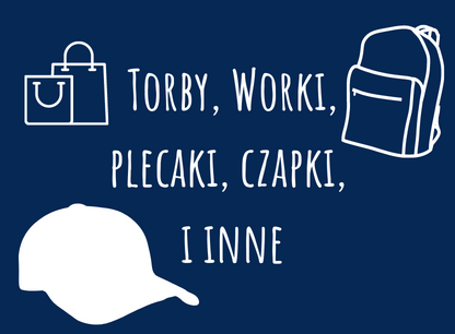 Torby, worki, czapki, poduszki i inne
