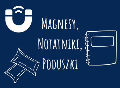 Magnesy, Notatniki, Poduszki