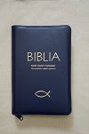 Biblia Pismo Święte Edycja św.Pawła  - oprawione w skórę naturalną z suwakiem