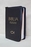 Biblia Pismo Święte Edycja św.Pawła  - oprawione w skórę naturalną z suwakiem