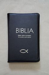 Biblia Pismo Święte Edycja św.Pawła  - oprawione w skórę naturalną z suwakiem