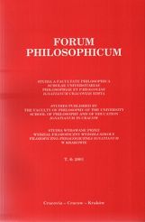 Forum Philosophicum T. 6: 2001