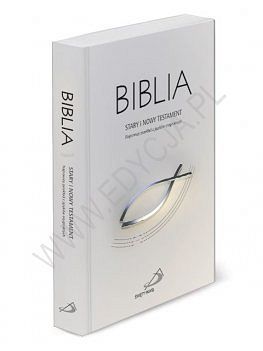 Biblia Pismo Święte Edycja św.Pawła z kolorową wkładką - oprawa miękka, szara
