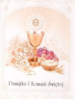 Pamiątka I Komunii Świętej - karnet