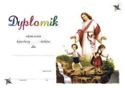 Dyplomik ukończenia katechizacji w przedszkolu wzór 6 [150g]