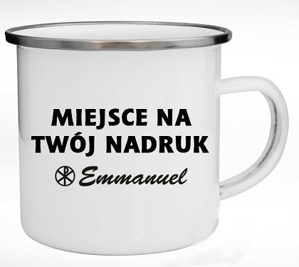 Kubek metalowy z własnym nadrukiem