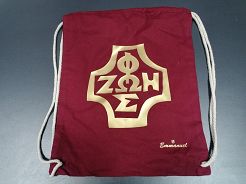 Plecak kolorowy bordowy FOSKA