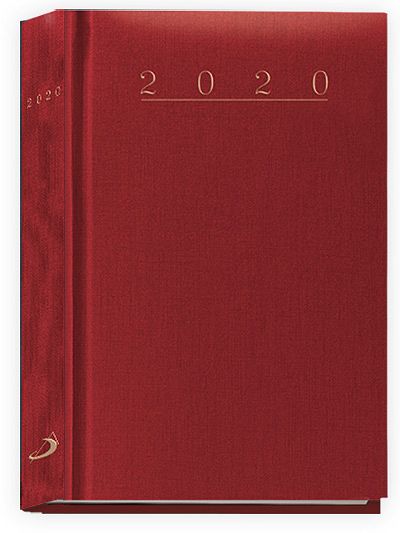 Terminarz 2020 CARIBE B6 rubinowy lub piaskowy