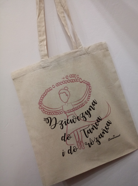 Torba - Dziewczyna do tańca i do różańca / wzór 1