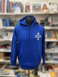 Bluza z kapturem niebieska (royal blue) Fos Zoe