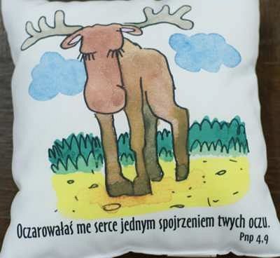 Poduszka przytulanka - wzór 13 ŁOŚ