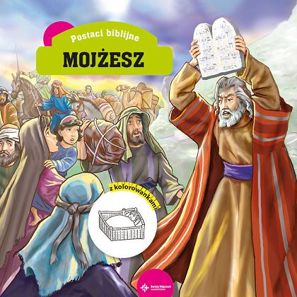 Kolorowanka Postaci biblijne Mojżesz