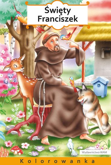 Święty Franciszek. Kolorowanka