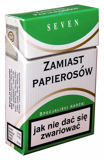 Zamiast papierosów. Jak nie dać sie zwariować... (zielone)