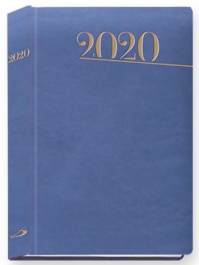 Terminarz 2020 STANDARD B7 lawendowy, brązowy lub bordowy