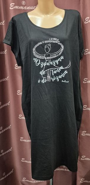 Sukienka czarna Dziewczyna do tańca i do różańca