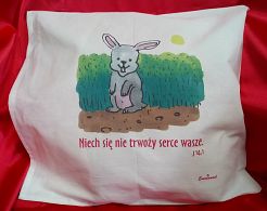 Poduszka przytulanka - Niech się nie trwoży serce wasze