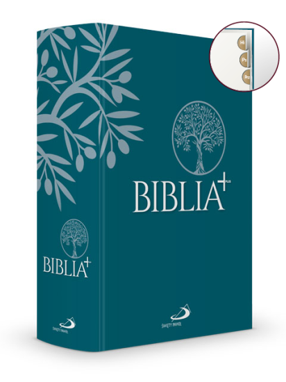 Biblia Plus  oprawa twarda z paginatorami