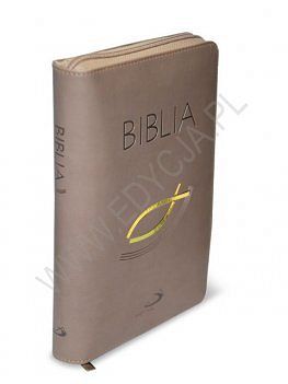 Biblia Pismo Święte Edycja św.Pawła z kolorową wkładką - oprawa flexy z suwakiem