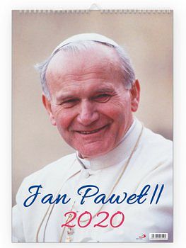 Kalendarz ścienny na rok 2020 Święty Jan Paweł II