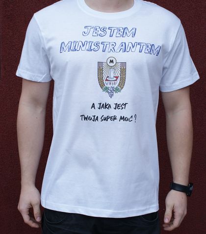 Koszulka T-shirt JESTEM MINISTRANTEM