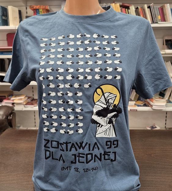 Koszulka stalowoniebieska Zostawia 99 dla jednej
