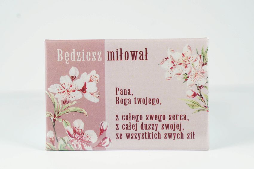 Magnes metalowy 8 x 5,5 cm Będziesz miłował...