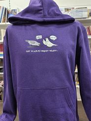 Bluza z kapturem fioletowa Gdy wlazłeś miedzy wrony