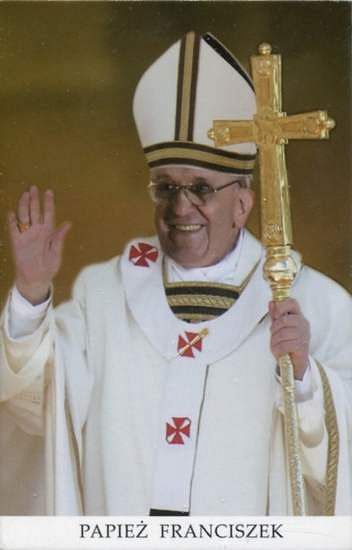 Obrazki z Ojcem Świętym Franciszkiem 100 szt. (małe)