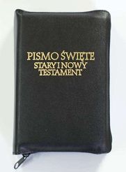 Pismo Święte Edycja w skórze z zamkiem (mały format) - najnowszy przekład