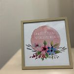 Obrazek w ramce 20x20 cm Grafika z cytatem - 5