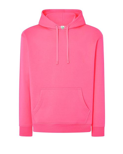 Bluza z kapturem  różowa JHK FUF-FUCSIA FLUOR