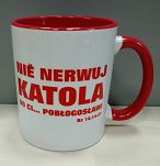 Kubek z kolorowym wnętrzem - Nie nerwuj Katola - 3