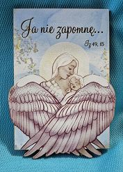Magnes Ja nie zapomnę (bordowy)