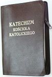 Katechizm Kościoła Katolickiego zamek skóra - mały format - 2