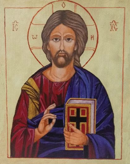 Obrazek na sklejce A7 - Pantokrator