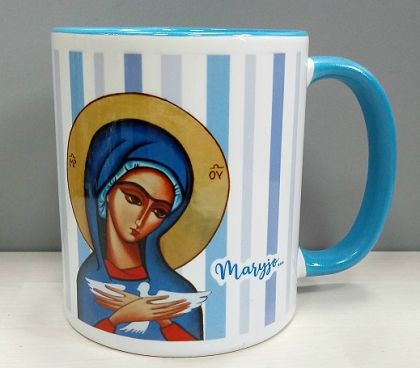 Kubek z kolorowym wnętrzem - Śliczna Pani