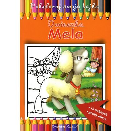 Kolorowanka i Naklejki Owieczka Mela