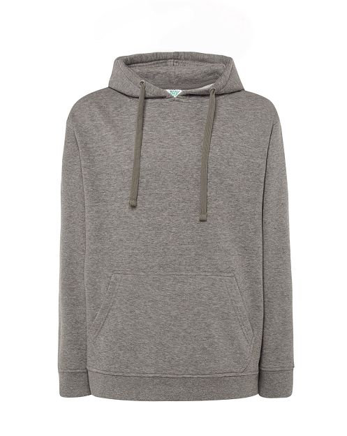 Bluza z kapturem  szara JHK GM-GREY MELANGE