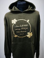 Bluza z kapturem khaki - ...lecz Słowo naszego Boga trwa wiecznie