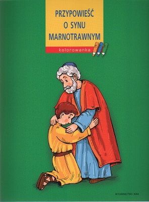 Przypowieść o synu marnotrawnym - kolorowanka