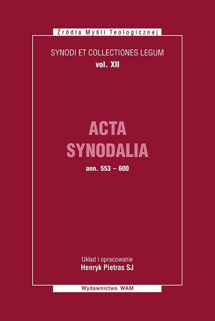 Acta Synodalia ann. 553-600