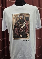 Koszulka biała Król królów (jednostronna)